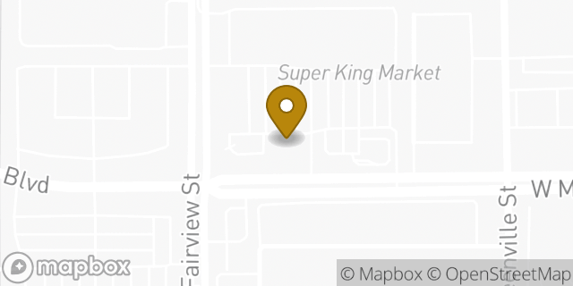 Map showing the location of Subway in Santa Ana, CA 92704