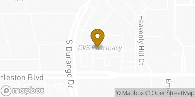 Map showing the location of The UPS Store 4102 in Las Vegas, NV 89117