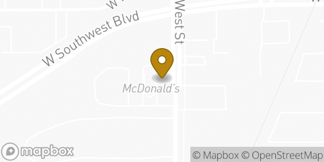 Map showing the location of McDonald's in Wichita, KS 67217