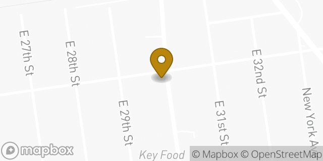 Map showing the location of Baskin-Robbins in Brooklyn, NY 11210