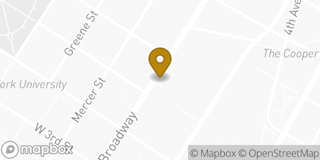 Map showing the location of McDonald's in New York, NY 10003
