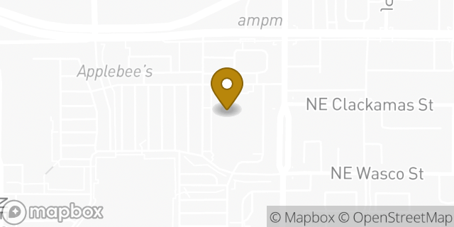 Map showing the location of The UPS Store in Portland, OR 97220