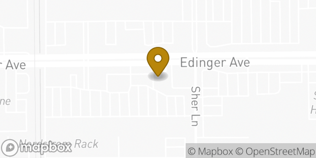 Map showing the location of Starbucks in Huntington Beach, CA 92647