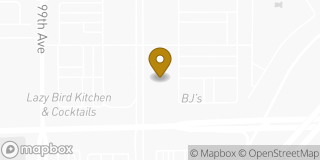 Map showing the location of Athleta in Peoria, AZ 85345