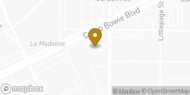 Map showing the location of Amazon Locker - Crested in Fort Worth, TX 76116