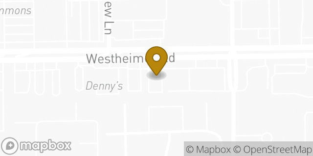Map showing the location of Westheimer & Shadowbriar in Houston, TX 77077