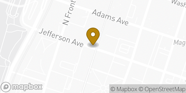 Map showing the location of Subway in Memphis, TN 38103