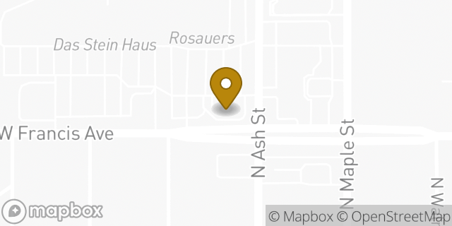 Map showing the location of Chipotle Mexican Grill in Spokane, WA 99205