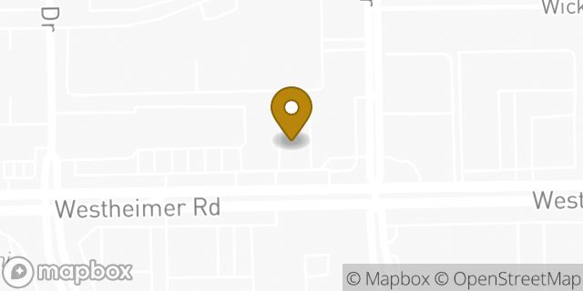 Map showing the location of Chase Bank in Houston, TX 77077