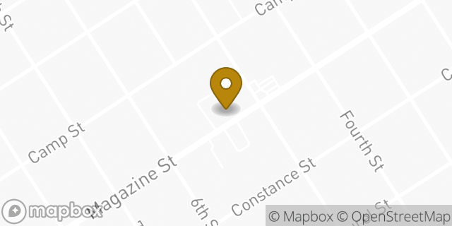 Map showing the location of Chipotle Mexican Grill in New Orleans, LA 70115