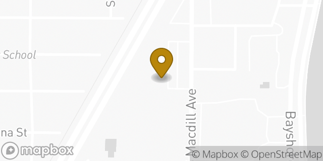 Map showing the location of The UPS Store in Tampa, FL 33629