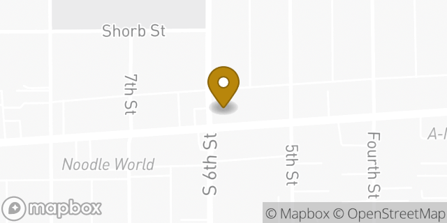 Map showing the location of Budget Car Rental in Alhambra, CA 91803