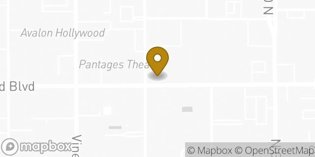 Map showing the location of CVS Pharmacy in Los Angeles, CA 90028