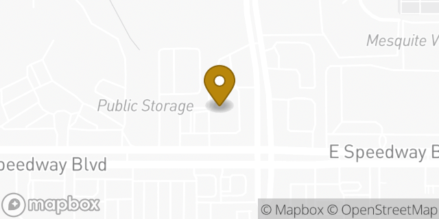 Map showing the location of ATM Walgreens in Tucson, AZ