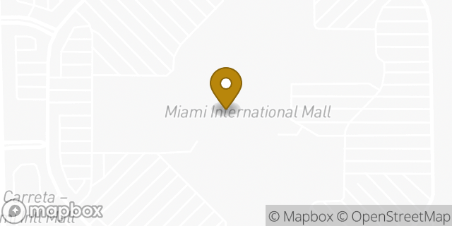 Map showing the location of Starbucks in Doral, FL 33172