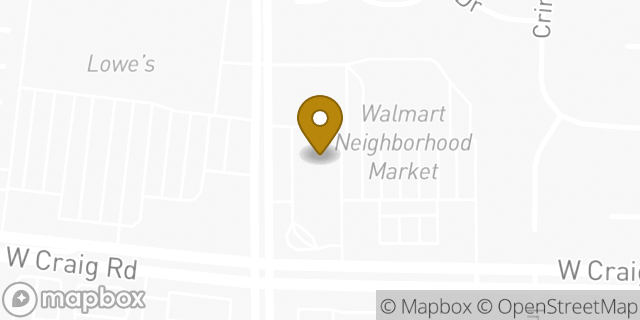 Map showing the location of AutoZone in Las Vegas, NV 89130