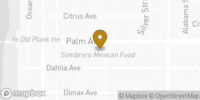 Map showing the location of 7-Eleven in Imperial Beach, CA 91932