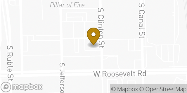 Map showing the location of Chipotle Mexican Grill in Chicago, IL 60607