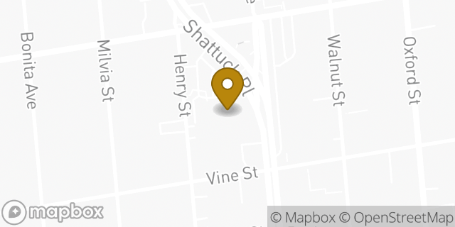 Map showing the location of Starbucks in Berkeley, CA 94709