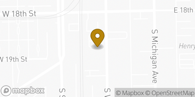 Map showing the location of Avis Car Rental in Chicago, IL 60616