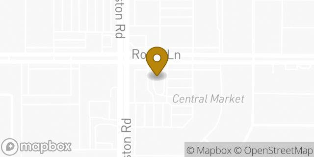 Map showing the location of McDonald's in Dallas, TX 75230