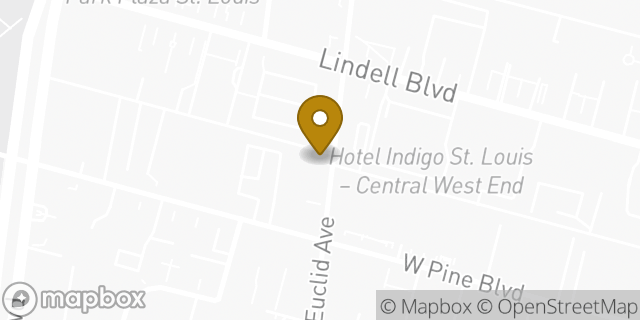 Map showing the location of Subway in St Louis, MO 63108