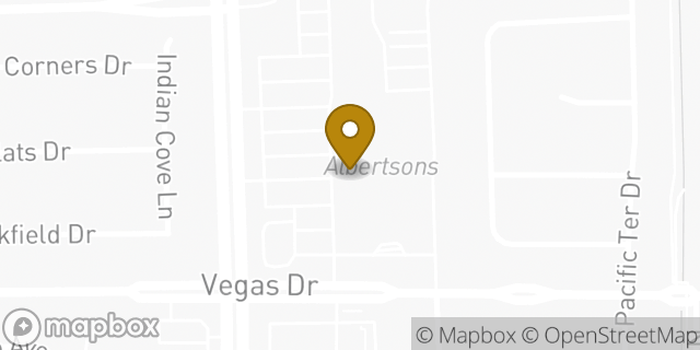 Map showing the location of Amazon Locker - Bernard in Las Vegas, NV 89128