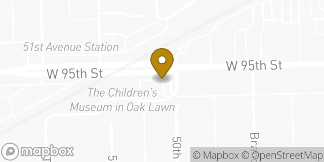 Map showing the location of Baskin-Robbins in Oak Lawn, IL 60453