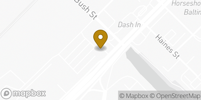 Map showing the location of Amazon Locker - Aric in Baltimore, MD 21230