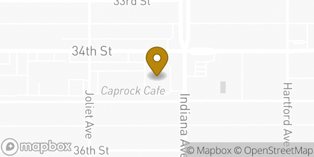 Map showing the location of Walgreens in Lubbock, TX 79413