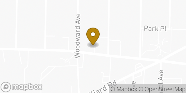 Map showing the location of OneMain Financial in Lakewood, OH 44107