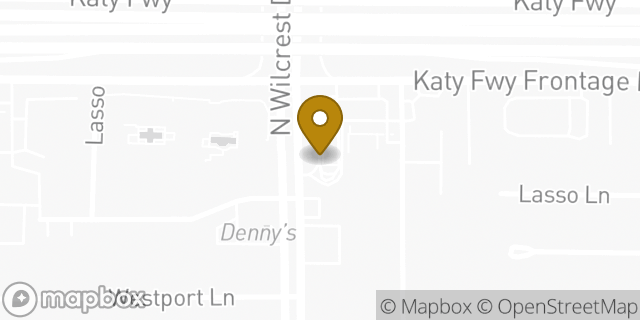 Map showing the location of McDonald's in Houston, TX 77079