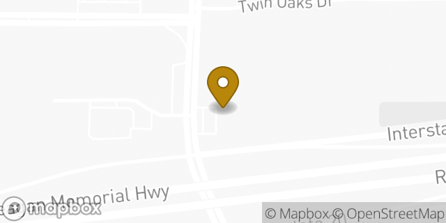 Map showing the location of Amazon Locker - Mahbub in Balch Springs, TX 75180