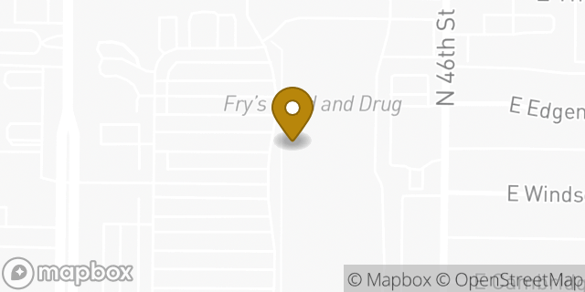 Map showing the location of Amazon Locker - Henne in Phoenix, AZ 85018