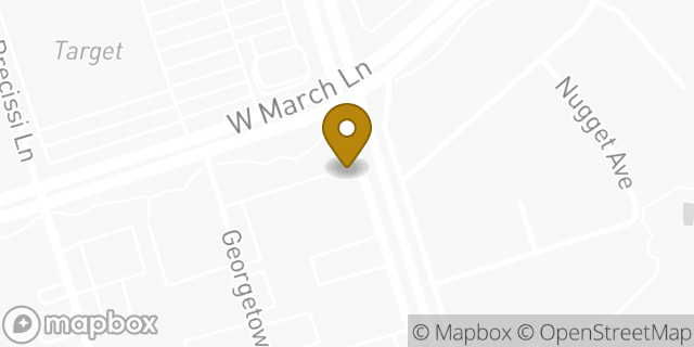 Map showing the location of Subway in Stockton, CA 95207