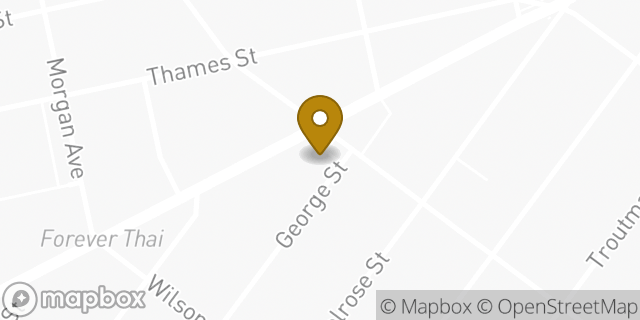 Map showing the location of Dunkin' in Brooklyn, NY 11237
