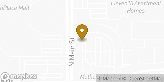 Map showing the location of Olive Garden in Santa Ana, CA 92705
