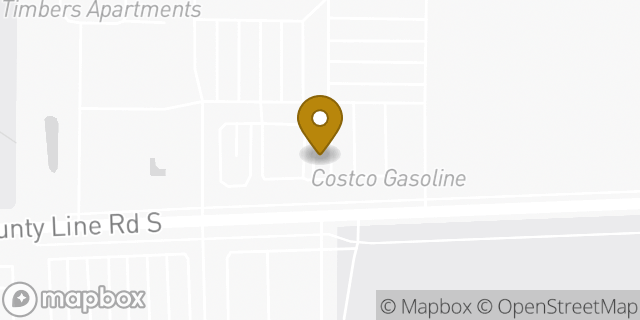 Map showing the location of AutoZone in Indianapolis, IN 46237