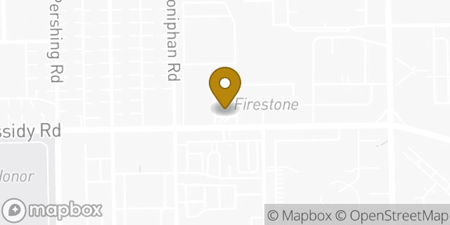 Map showing the location of Dunkin' in El Paso, TX 79906