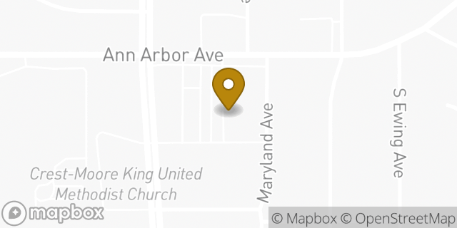 Map showing the location of American Legion Post 292 in Dallas, TX 75216