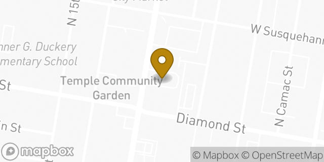 Map showing the location of McDonald's in Philadelphia, PA 19122