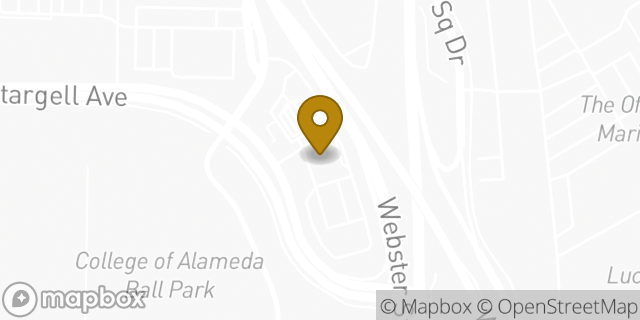 Map showing the location of Chase ATM in Alameda, CA 94501