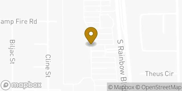 Map showing the location of Home Depot in Las Vegas, NV 89145