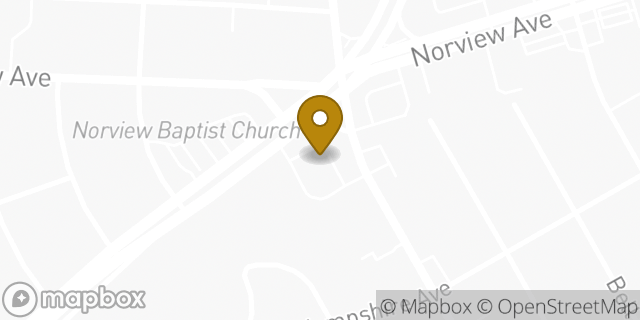 Map showing the location of McDonald's in Norfolk, VA 23513