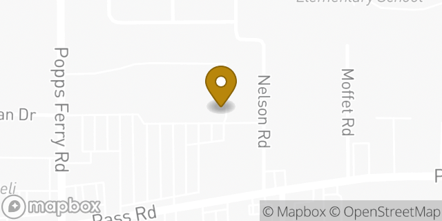 Map showing the location of Subway in Biloxi, MS 39531