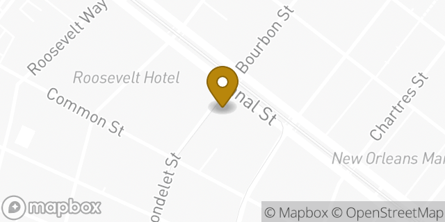 Map showing the location of Kids Foot Locker in New Orleans, LA 70130