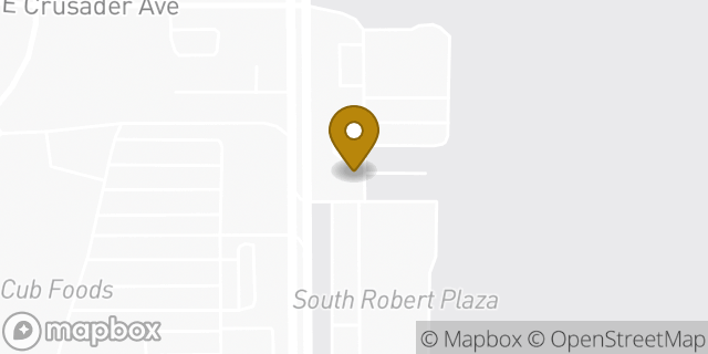 Map showing the location of Bank Of America in West St Paul, MN 55118