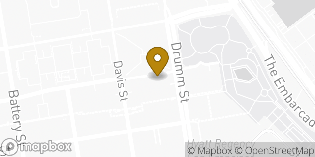 Map showing the location of The UPS Store in San Francisco, CA 94111