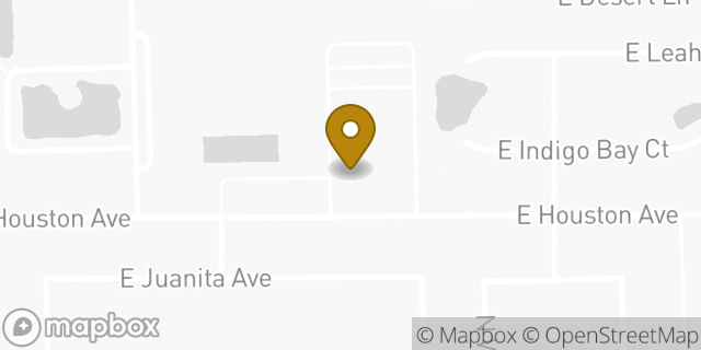 Map showing the location of The Church of Jesus Christ of Latter-day Saints in Gilbert, AZ 85234