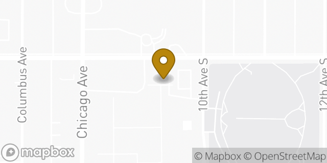 Map showing the location of Givens Brain Tumor Center in Minneapolis, MN 55407